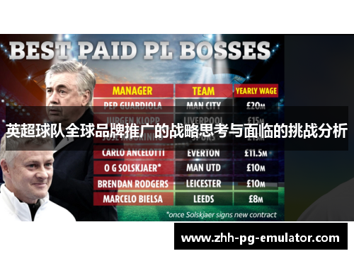 英超球队全球品牌推广的战略思考与面临的挑战分析